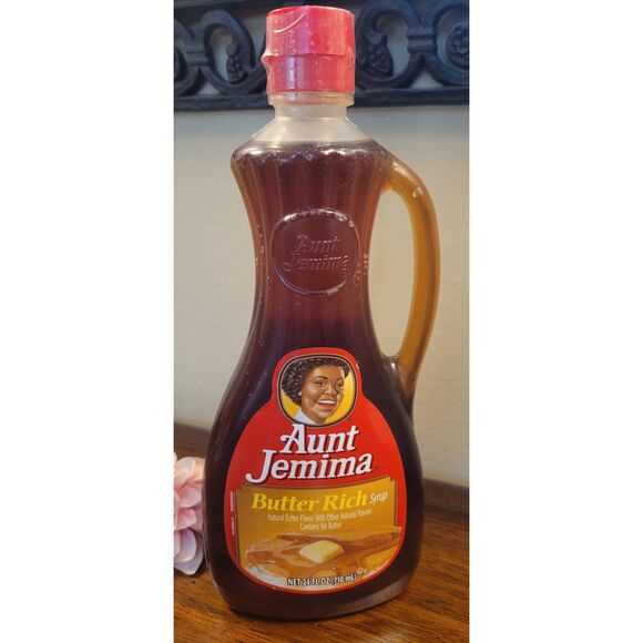 Aunt Jemima Other - Aunt Jemima BUTTER RICH Syrup 24 fl oz Sealed NOS 2005 Collectible Prop